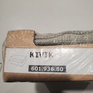 IKEA KIVIK OTTOMAN COVER - Item# 601.936.80 Teno Light Gray Grey New In Box